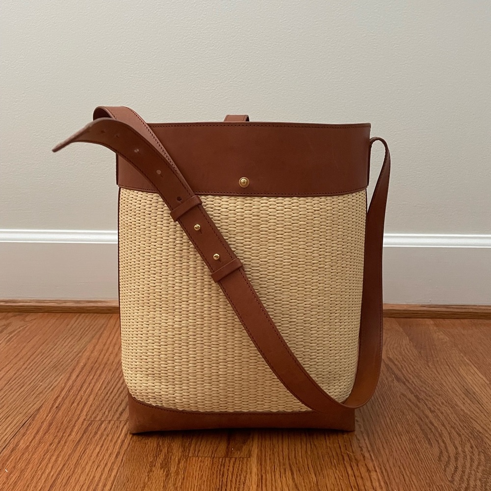 Jenni Kayne Raffia Bucket Bag